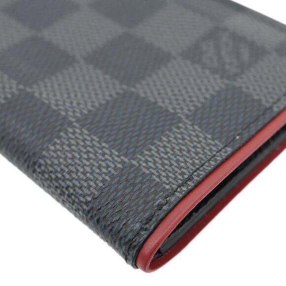 Louis Vuitton Pocket Organiser Damier Graphite Wallet Grey - Picture 6 of 13